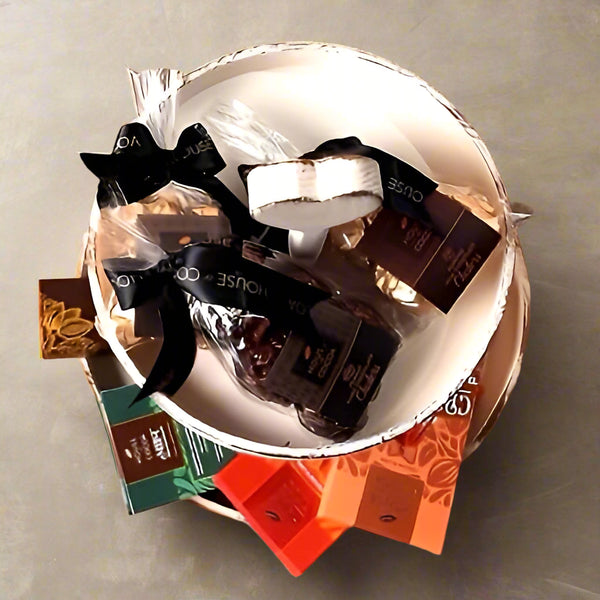 Heart-topped Two-tier Wooden Display Tray