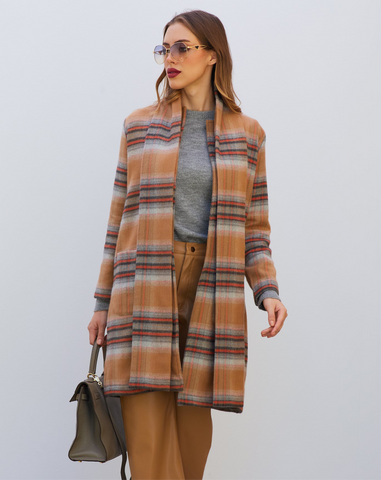 Wool Scarf Coat