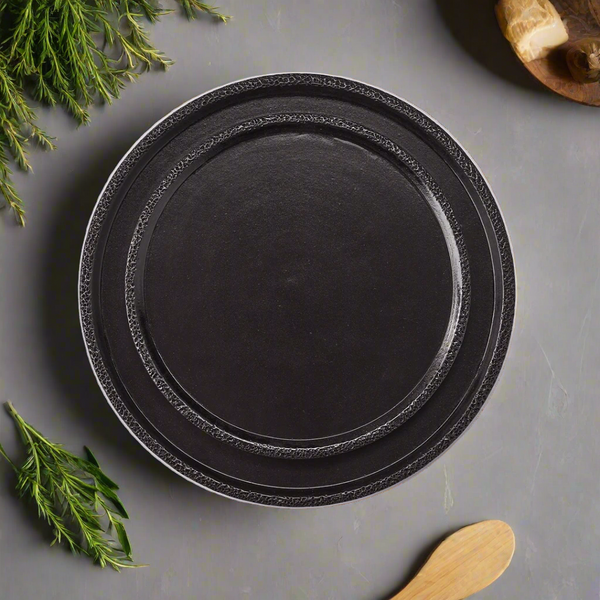 Ashes Plate Full Hammered Edge Black