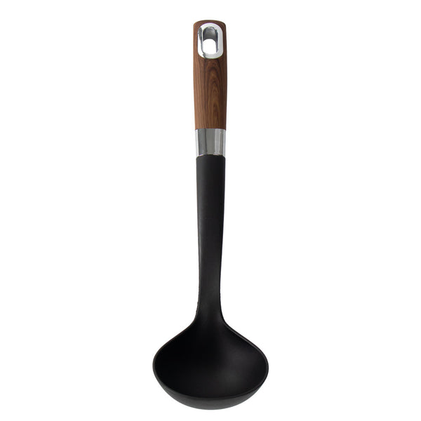 Soup Ladle with Wood Effect Handle