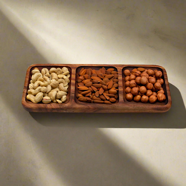 Nuts Wooden Platter