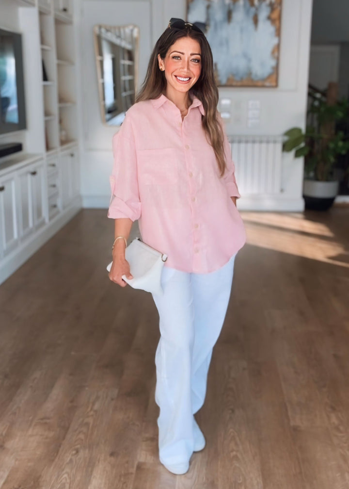 Shimmery Linen Shirt