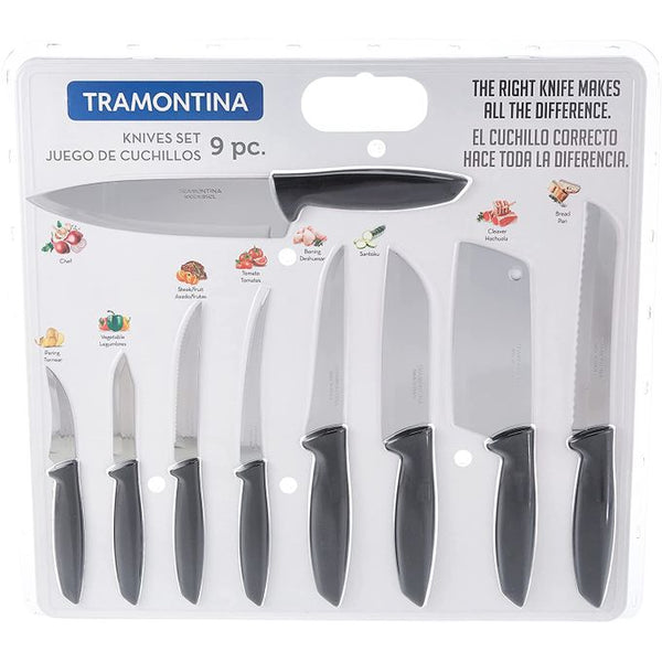 Ensemble de couteaux Tramontina 9Pcs 