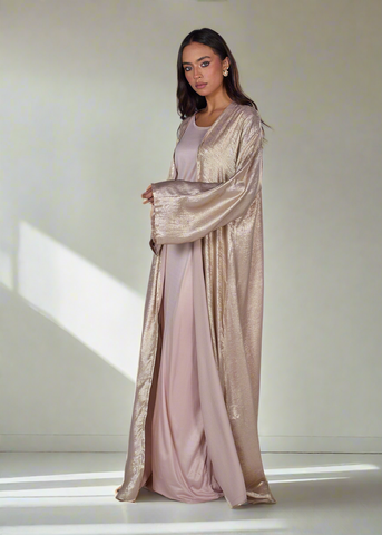 Minimal Metallic Abaya