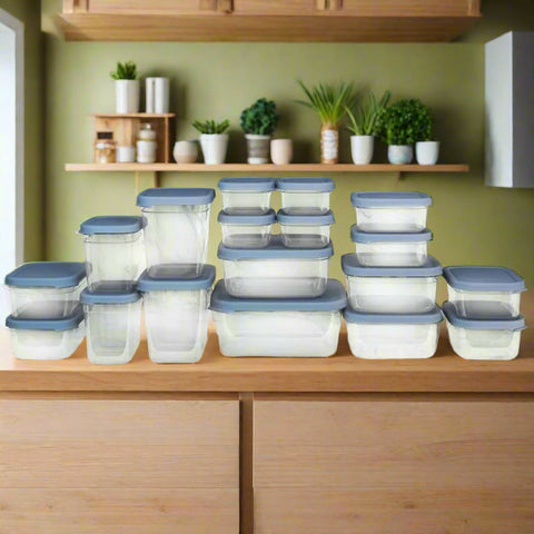 Plastic Refrigerator Set, 18 Pieces