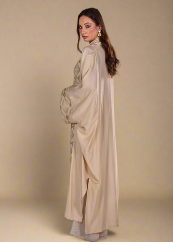 Arabian Queen Linen Abaya