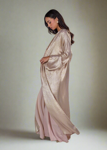 Minimal Metallic Abaya