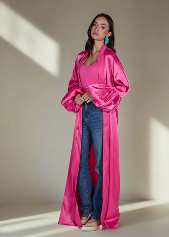 The Satin Puffy Abaya