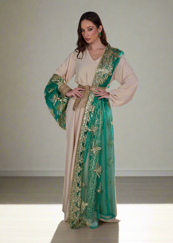 The Sari Abaya Dress