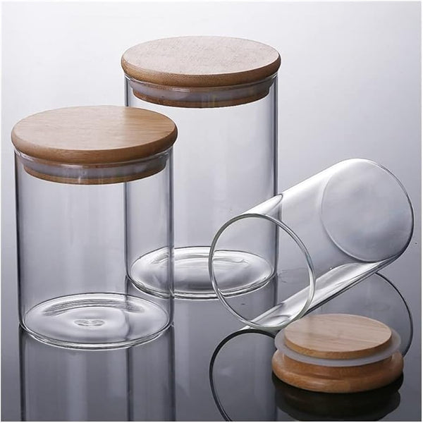 Glass Food Storage Jars Containers