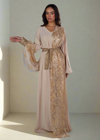 The Sari Abaya Dress