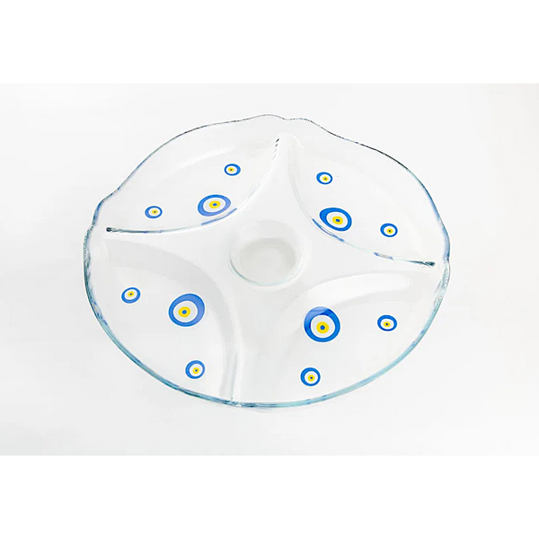 Mindada Evil Eye Basic Divided Serving Platter - 30.2cm