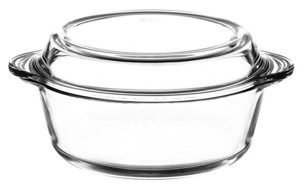 Borcam Round Casserole with Cover - 25.1x22cm