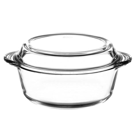 Borcam Round Casserole with Cover - 25.1x22cm