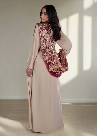 The Sari Abaya Dress