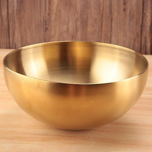 Gold Stainless Steel Mixing Bowl