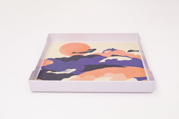 Melamine Matt Square Tray