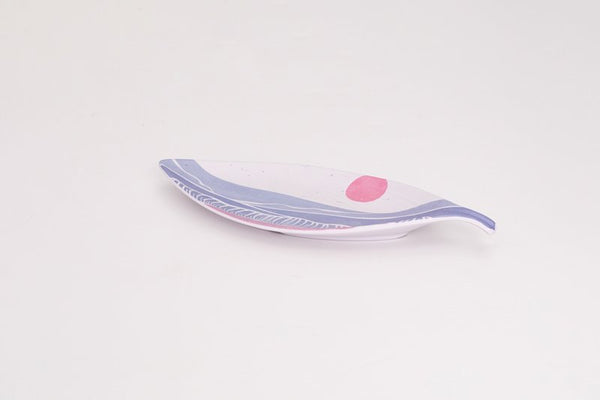 Melamine Matt Leaf Serving Plate