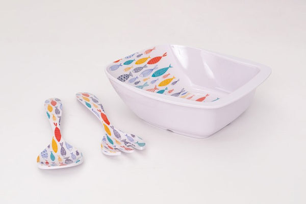 Melamine Square Serving Bowl with
