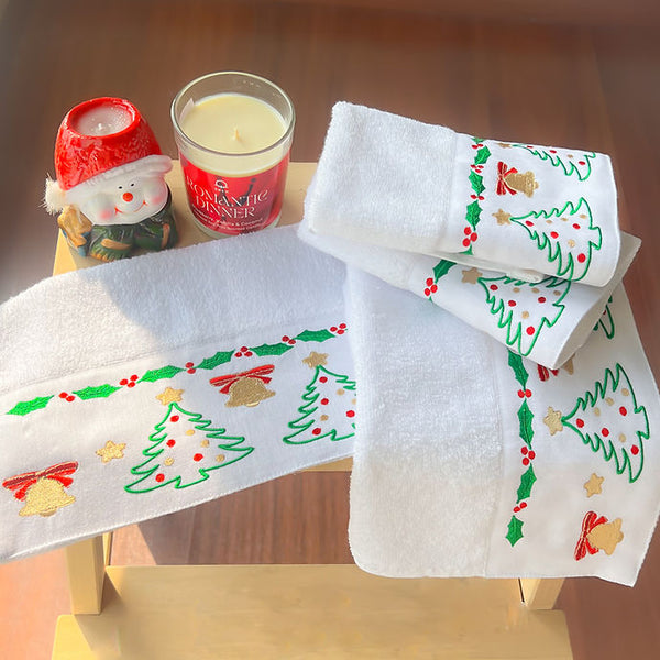 Christmas Bells Guest Towel