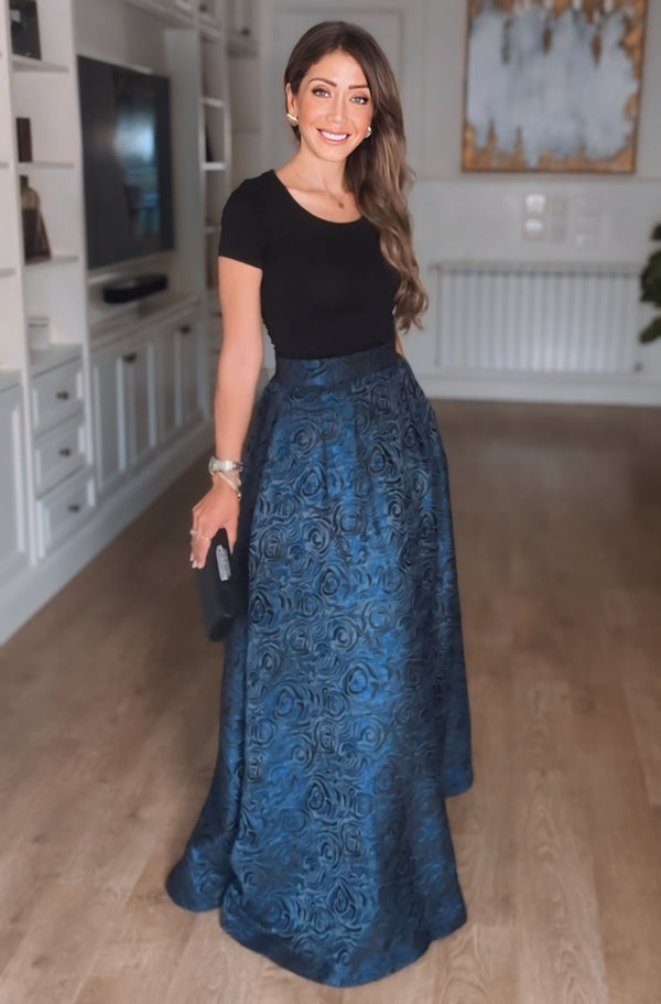 Jacquard Maxi Skirt