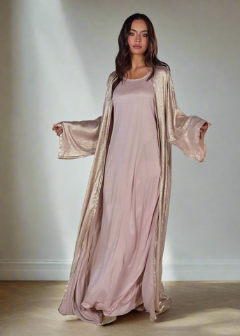 Minimal Metallic Abaya