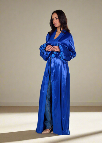 The Satin Puffy Abaya