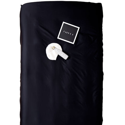 BLACK | Fitted Sheet