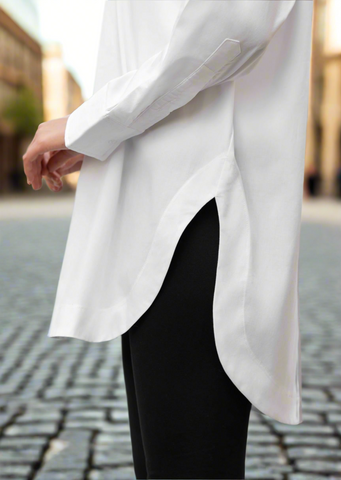 Oversized Basic white Shirt