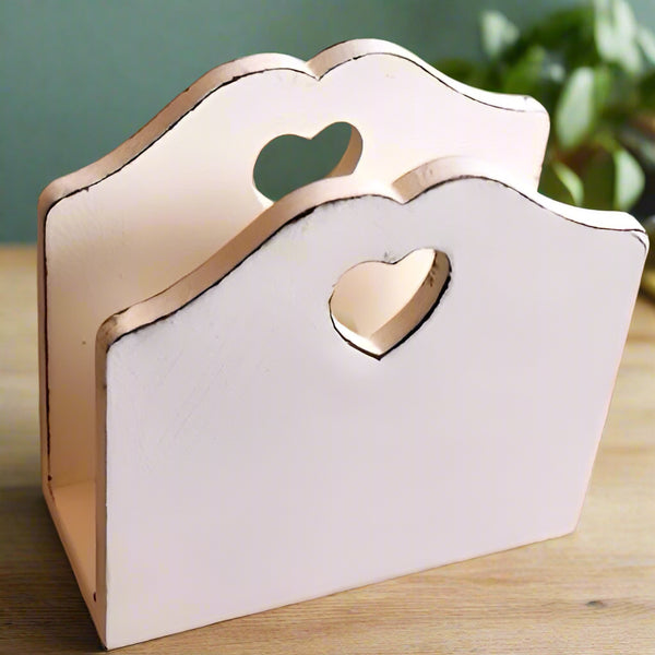 Country Heart Cut-out Tissue Holder