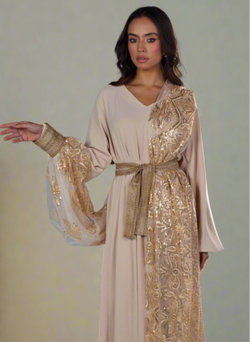 The Sari Abaya Dress