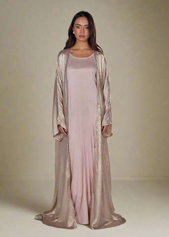 Minimal Metallic Abaya