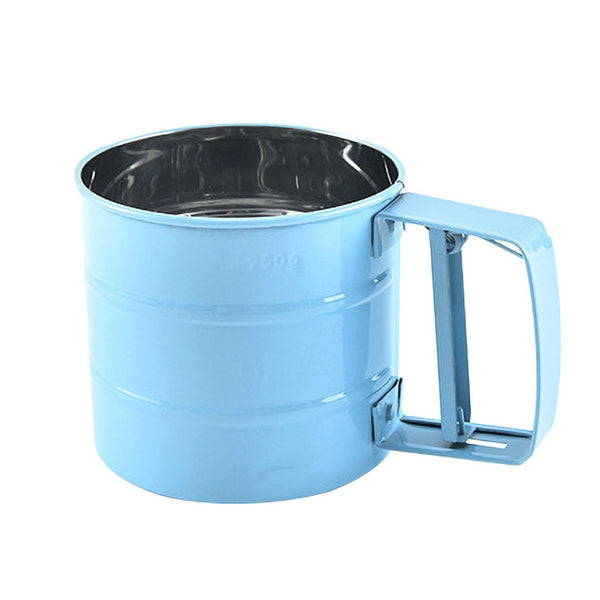 Hand-held Stainless Steel Semi-automatic Flour Sifter