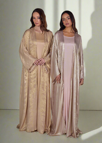 Minimal Metallic Abaya