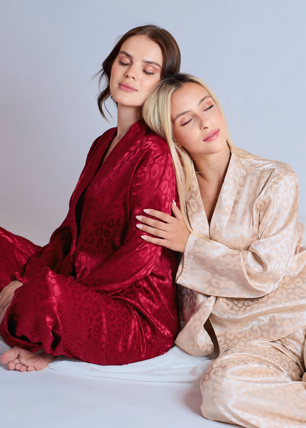 Jacquard Leopard Pajamas