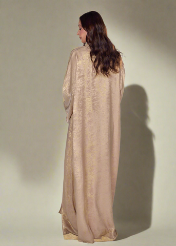 Minimal Metallic Abaya