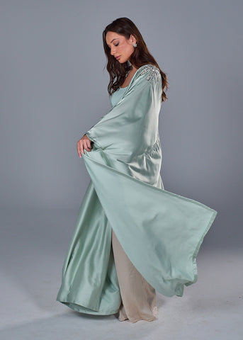 Satin Butterfly ABAYA