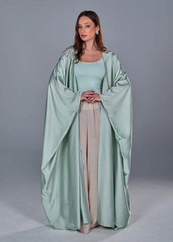 Satin Butterfly ABAYA