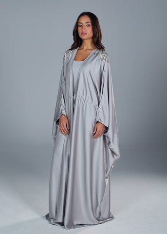 Satin Butterfly ABAYA