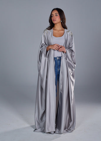 Satin Butterfly ABAYA