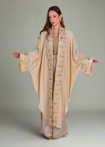 Arabian Queen Linen Abaya