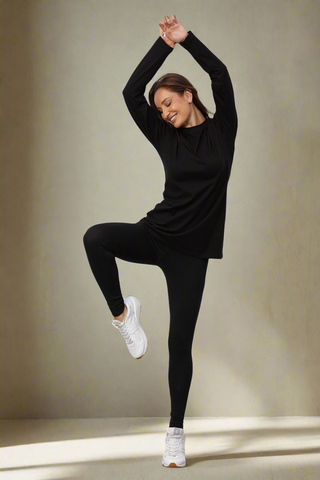 Fit & Flare Long Sleeved T- Shirt