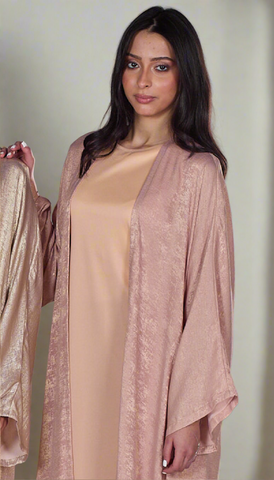 Minimal Metallic Abaya