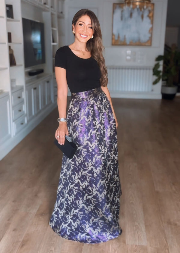 Jacquard Maxi Skirt
