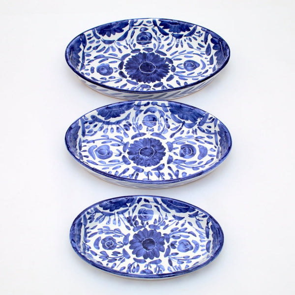 Floral Serving Platter 3 pcs