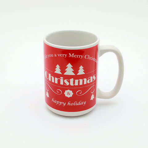 Merry Christmas Mug - Red