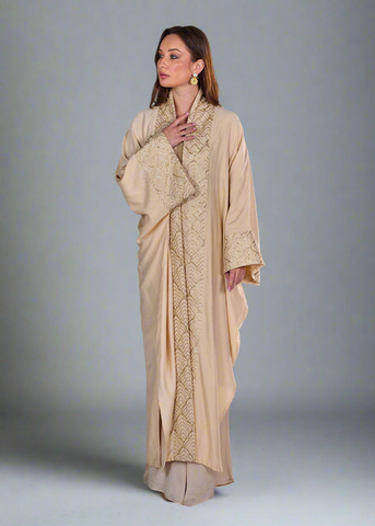 Arabian Queen Linen Abaya