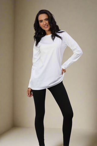 Fit & Flare Long Sleeved T- Shirt