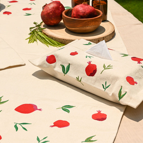 Pomegranate Tissue Box