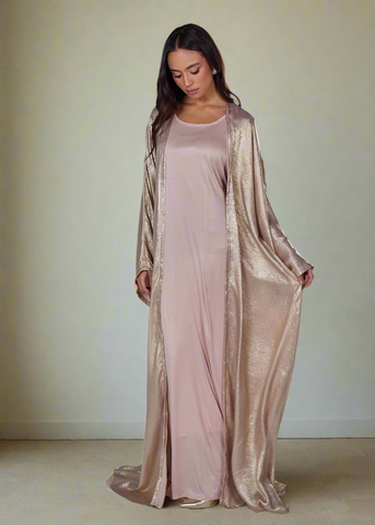 Minimal Metallic Abaya